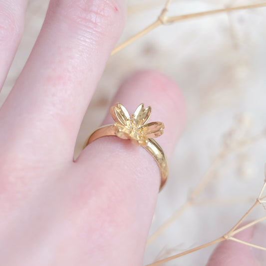 Sakura – Gold Vermeil Ring