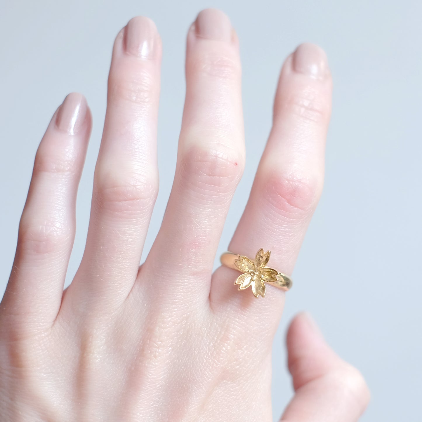 Sakura – Gold Vermeil Ring