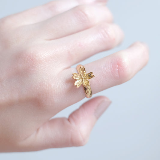 Sakura – Gold Vermeil Ring