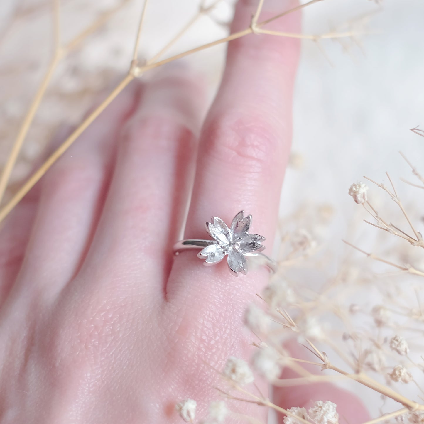 Sakura – Sterling Silver Ring