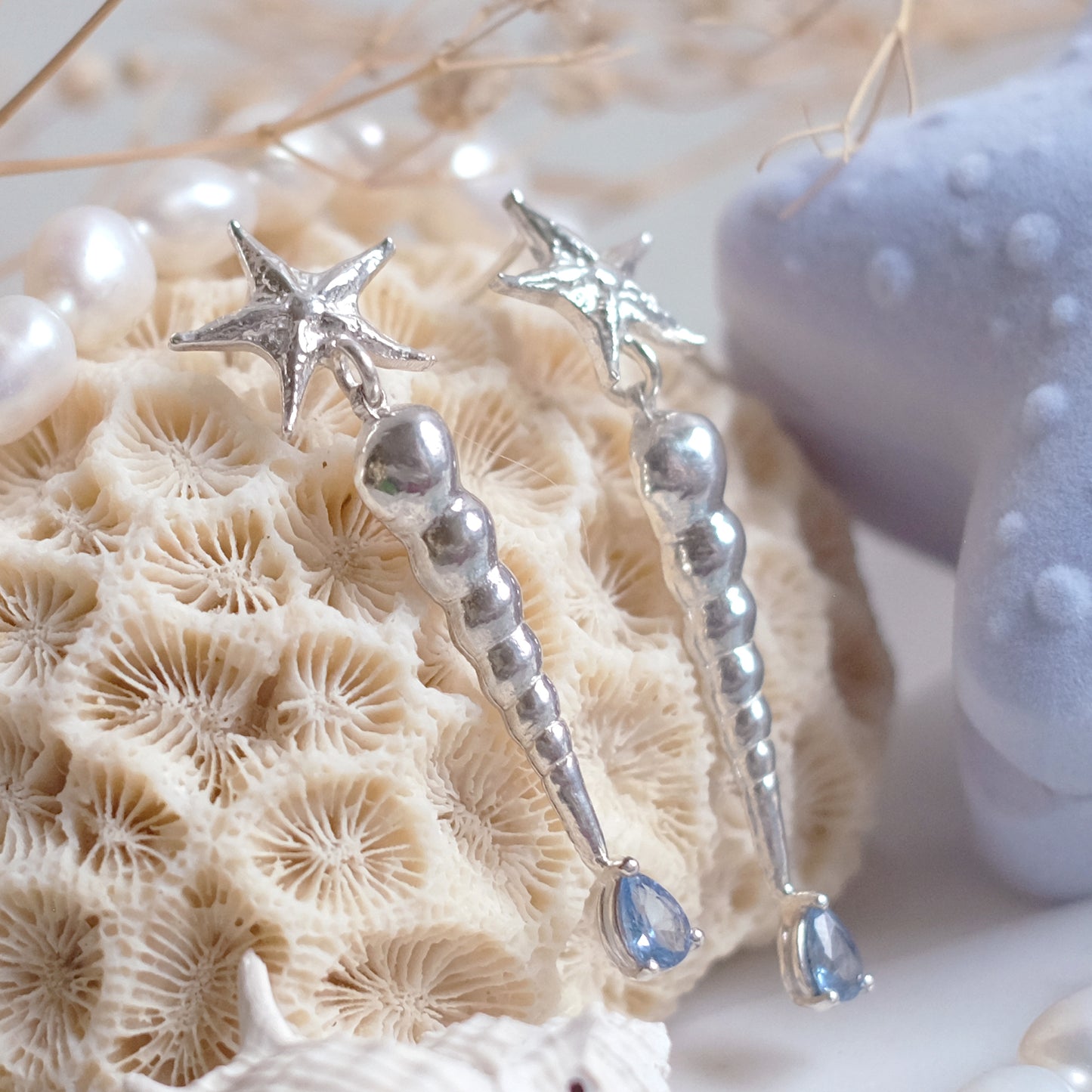 Sea princess – Sterling Silver Earrings