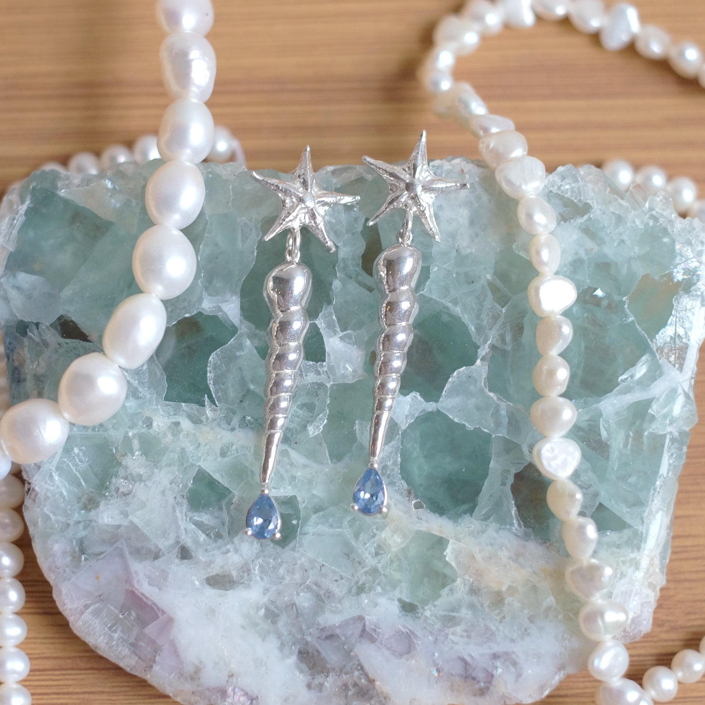 Sea princess – Sterling Silver Earrings