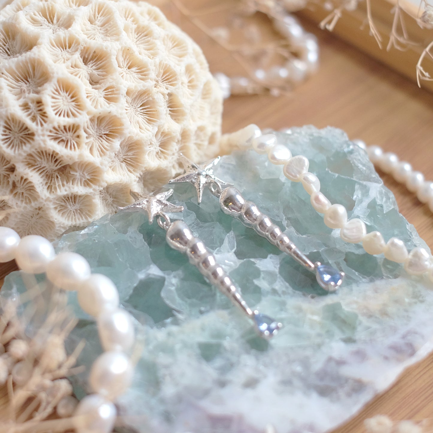 Sea princess – Sterling Silver Earrings