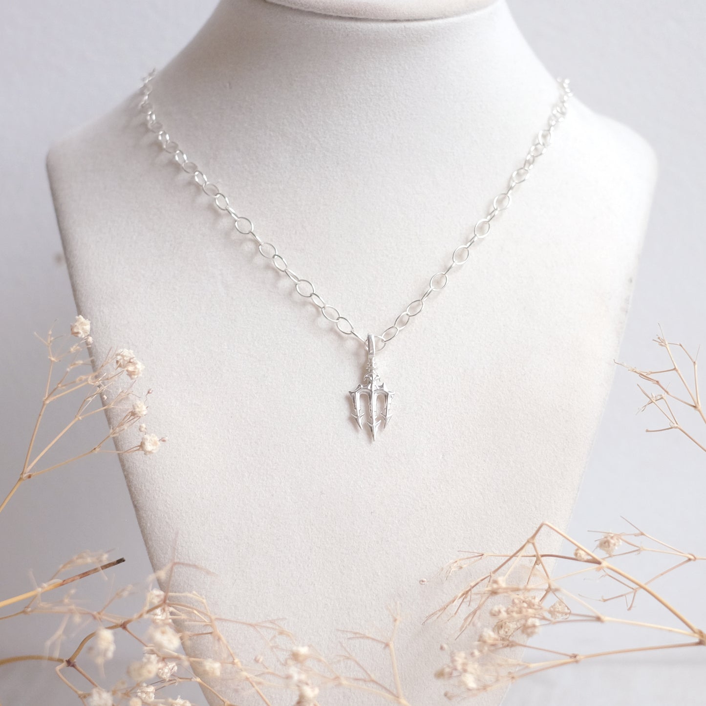 Trident – Sterling Silver Necklace