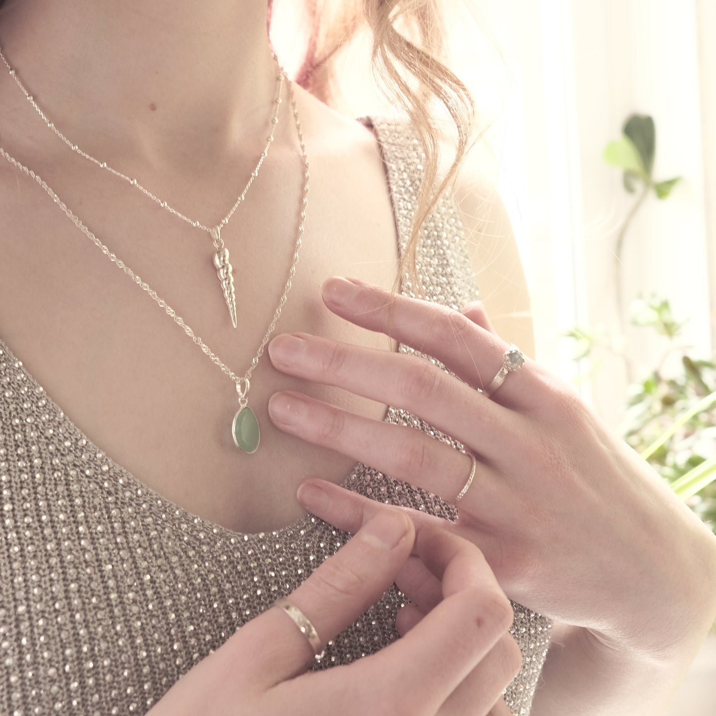 Turritelle - Collier en argent sterling