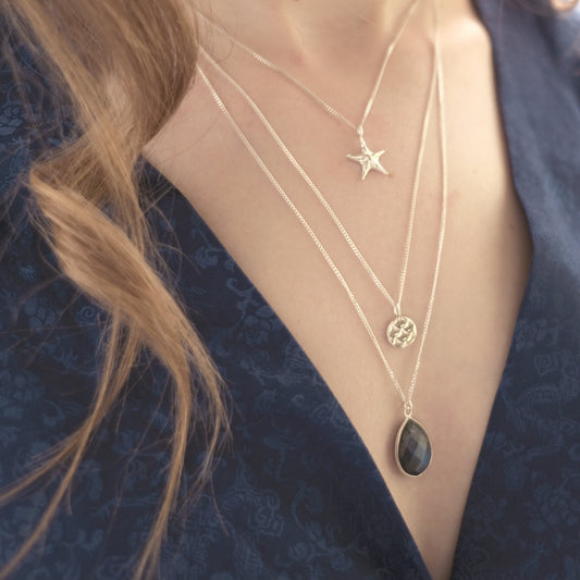 Fish scales – Sterling Silver Necklace
