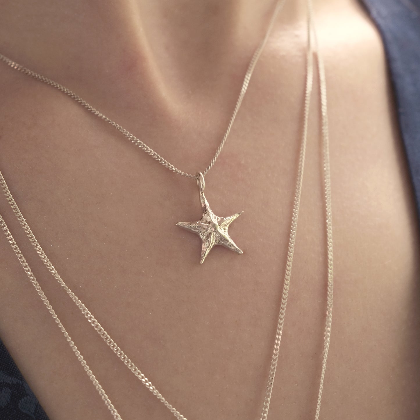 Starfish – Sterling Silver Necklace