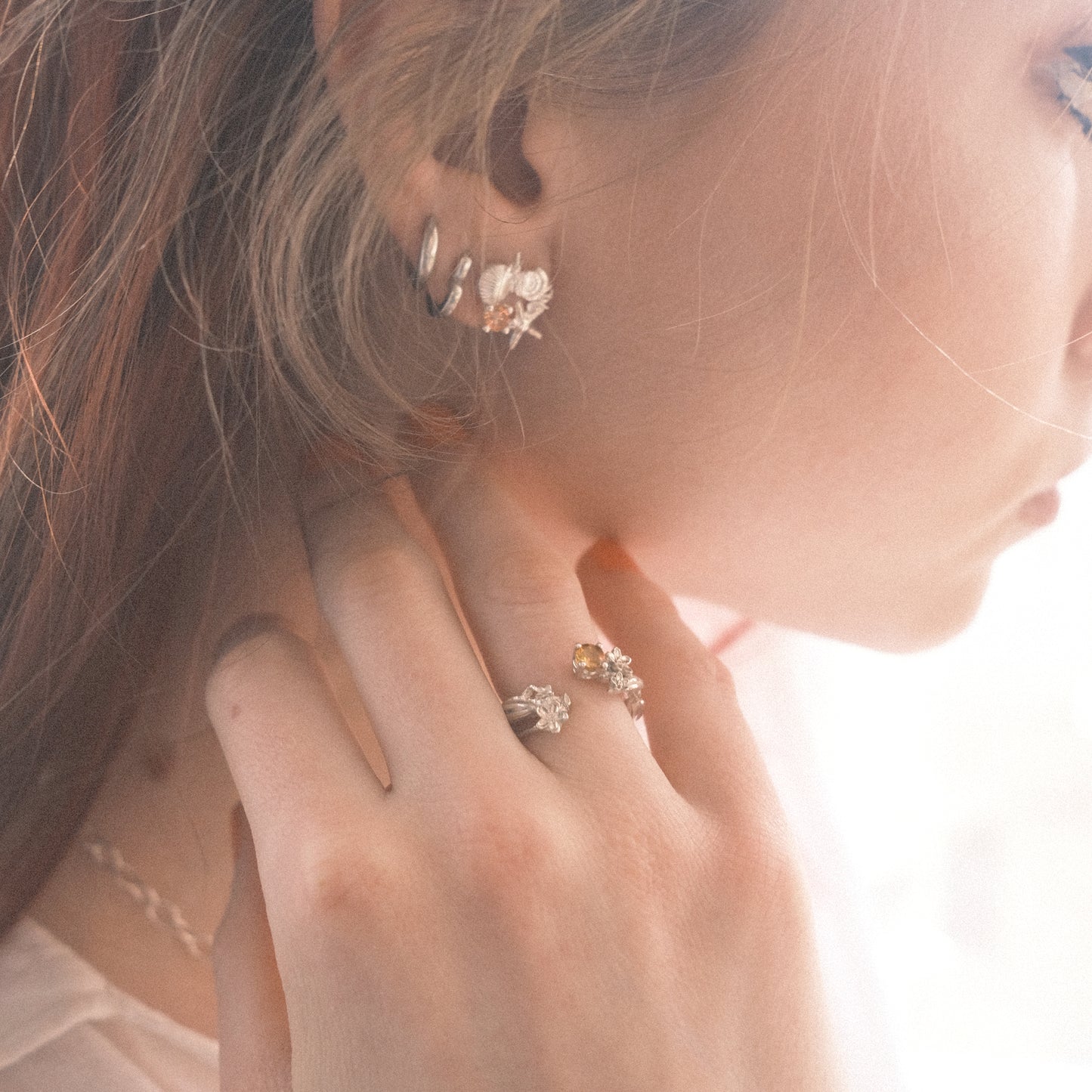Sea wreath studs – Sterling Silver Earrings