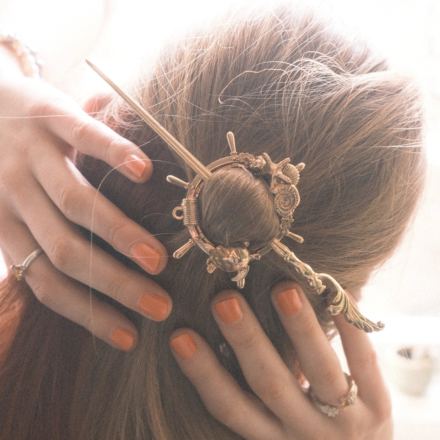 Ocean Helm - Bronze Hair ornament