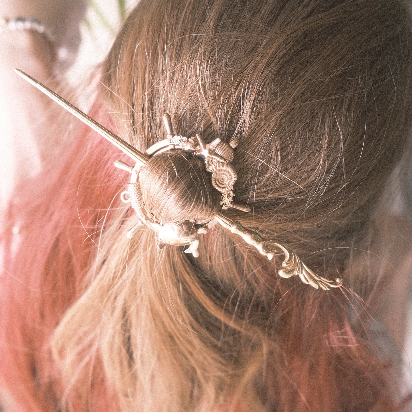 Ocean Helm - Bronze Hair ornament