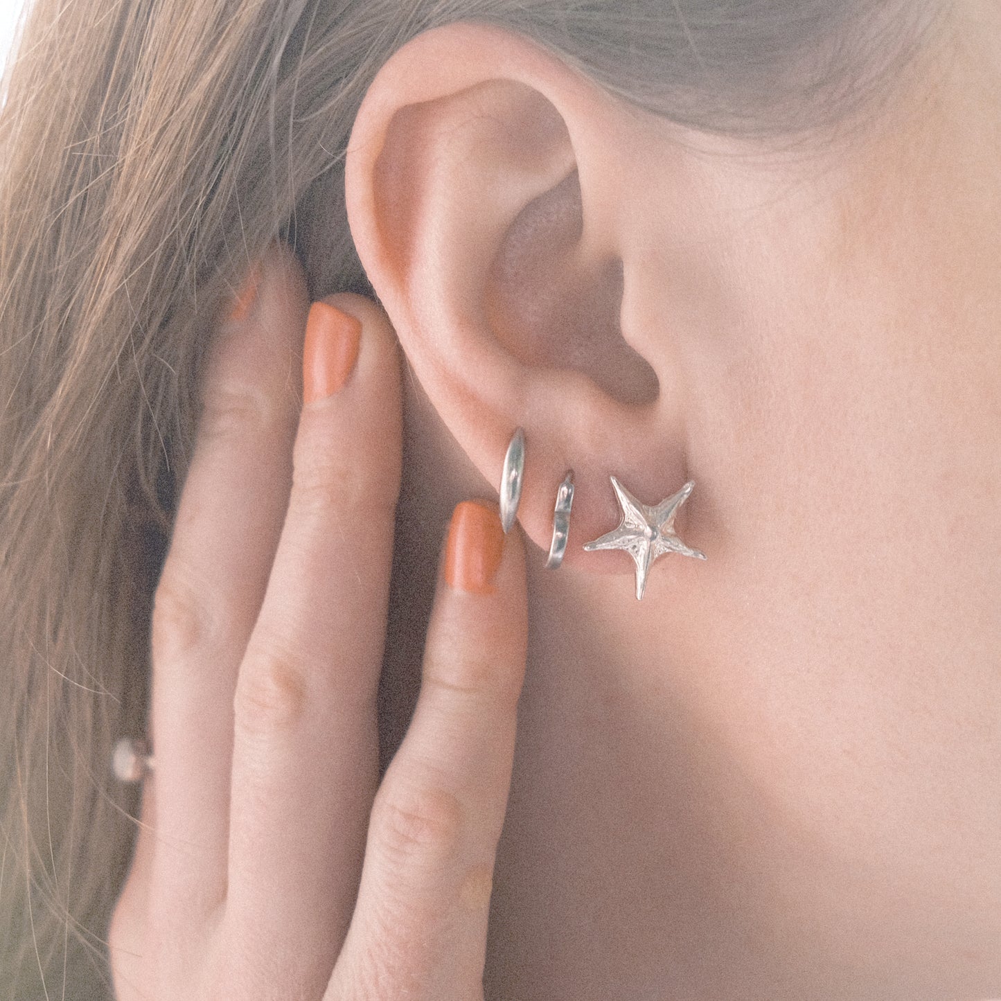 Starfish studs – Sterling Silver Earrings