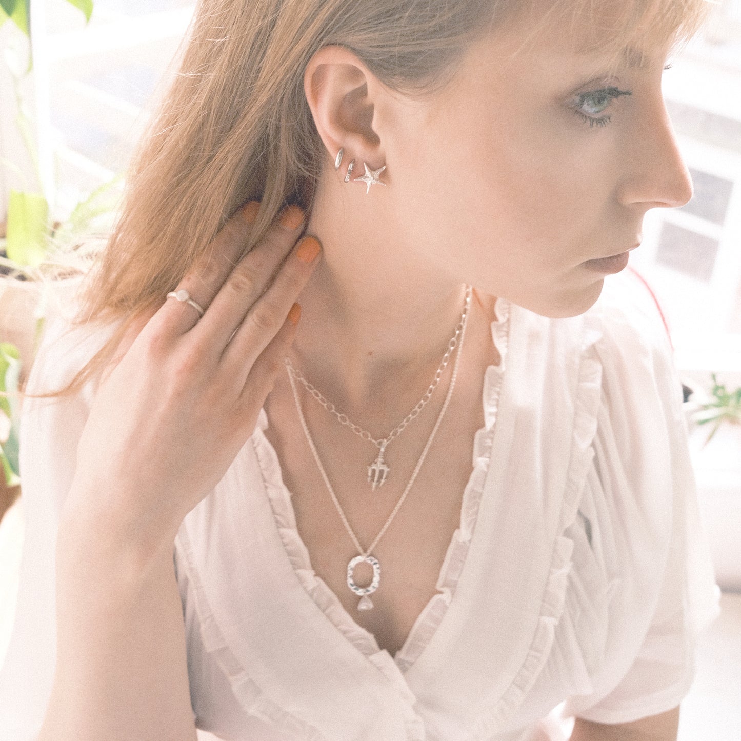 Starfish studs – Sterling Silver Earrings