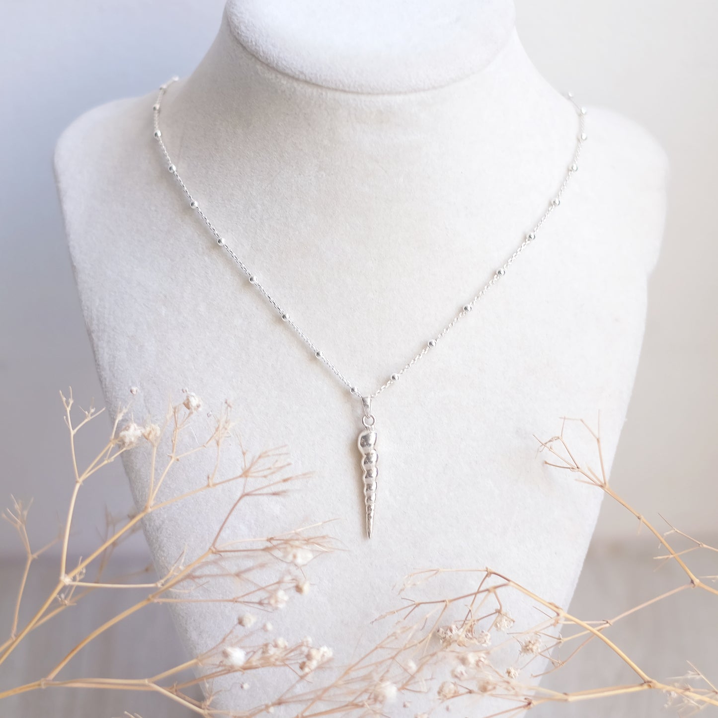 Turritelle - Collier en argent sterling