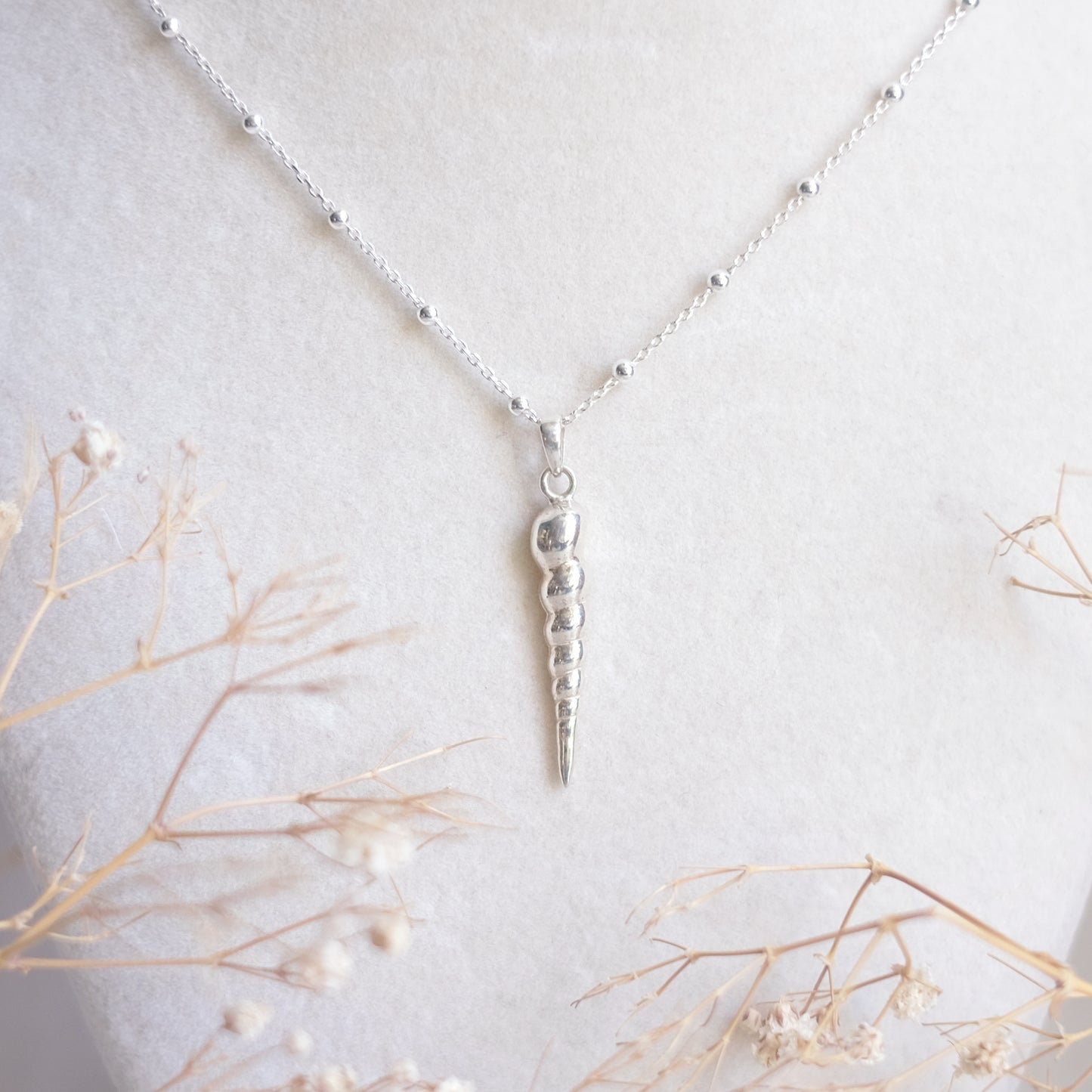 Turritelle - Collier en argent sterling