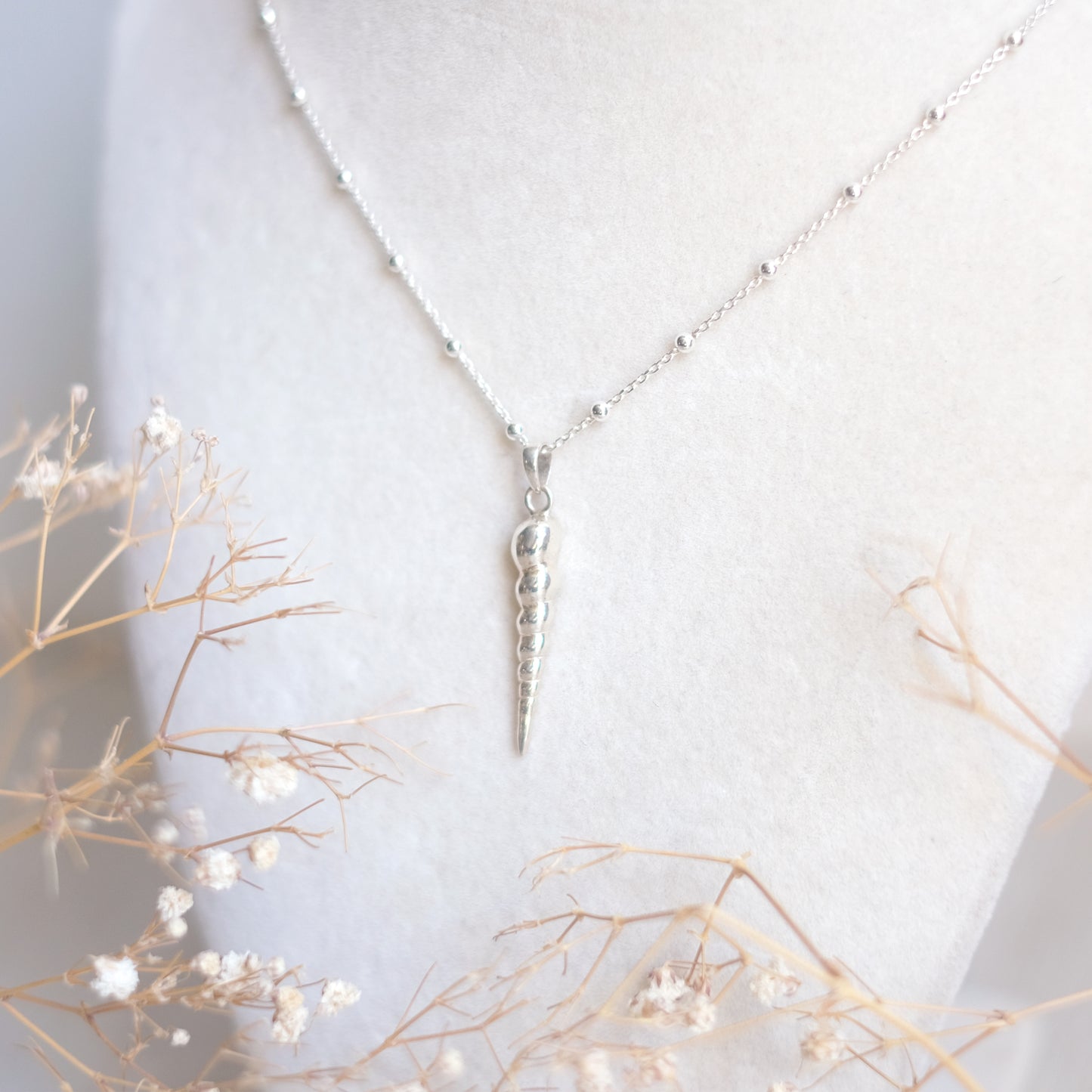 Turritelle - Collier en argent sterling
