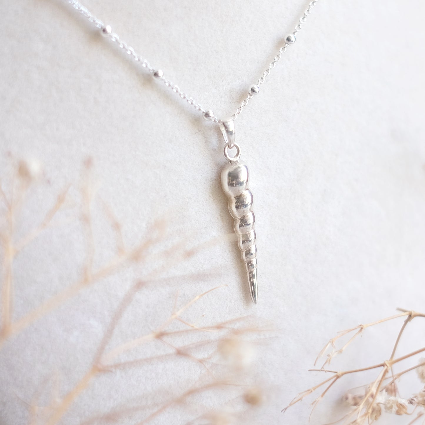 Turritelle - Collier en argent sterling