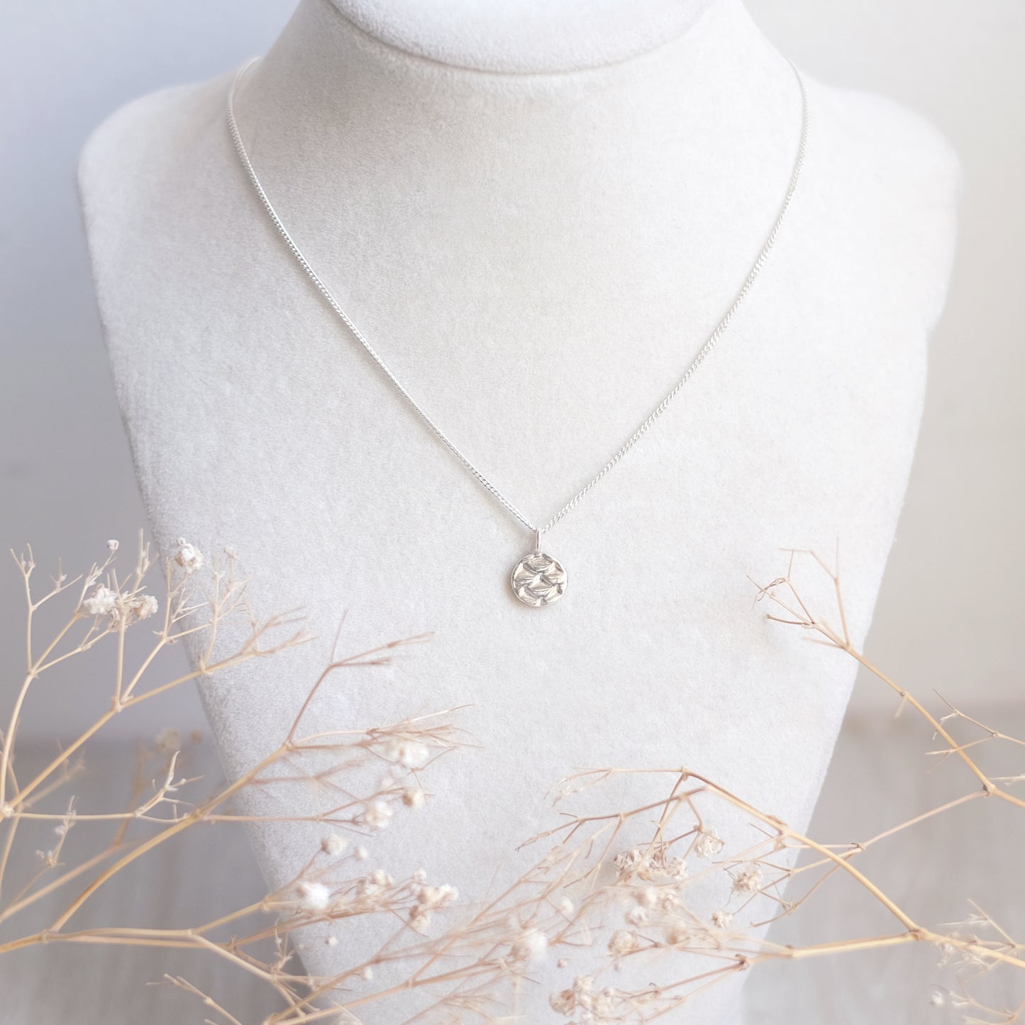 Fish scales – Sterling Silver Necklace