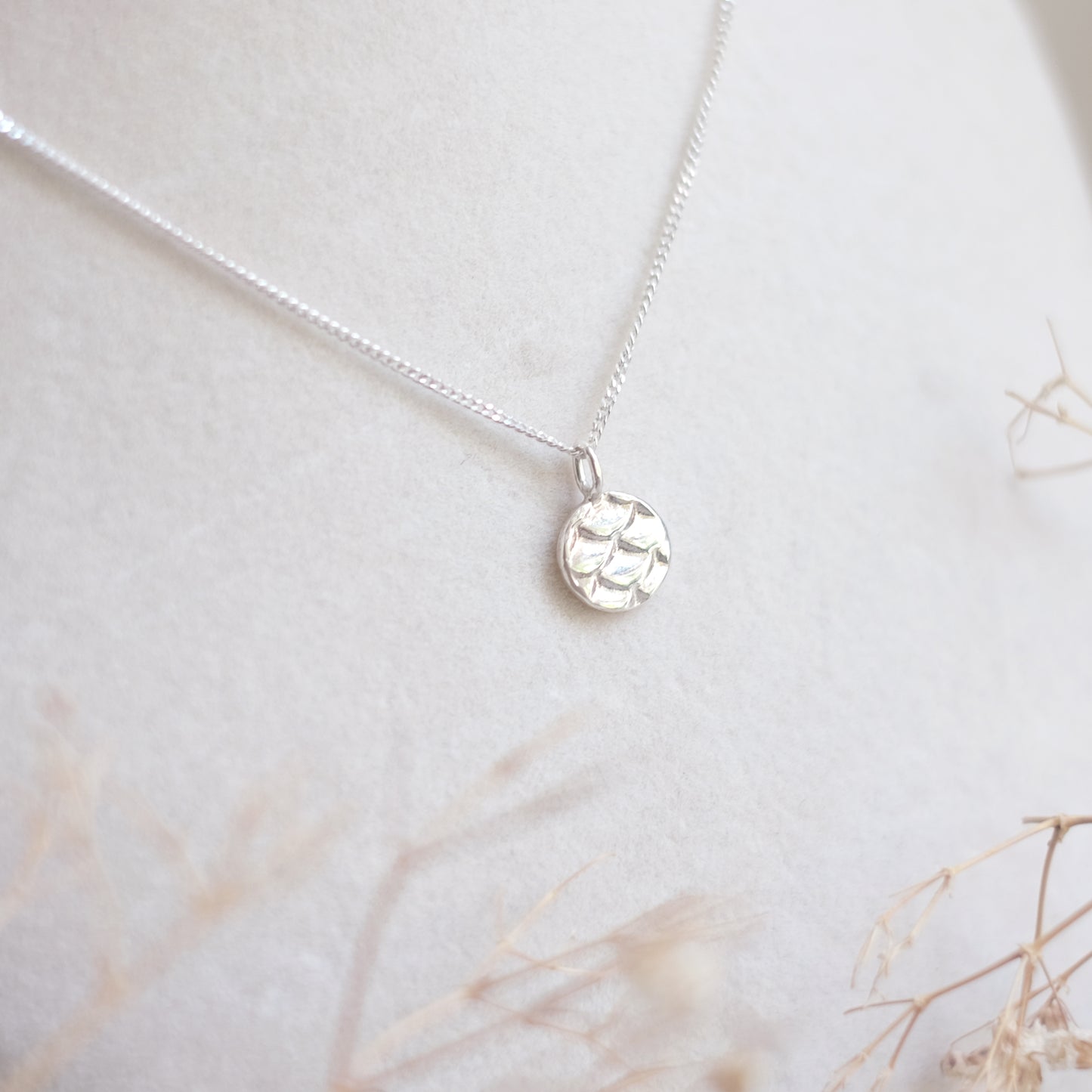 Fish scales – Sterling Silver Necklace