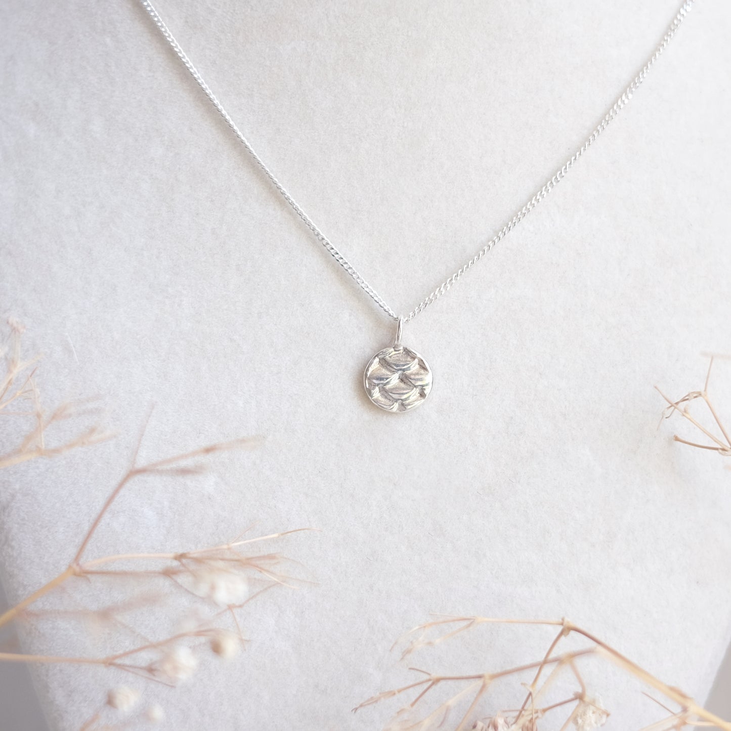 Fish scales – Sterling Silver Necklace