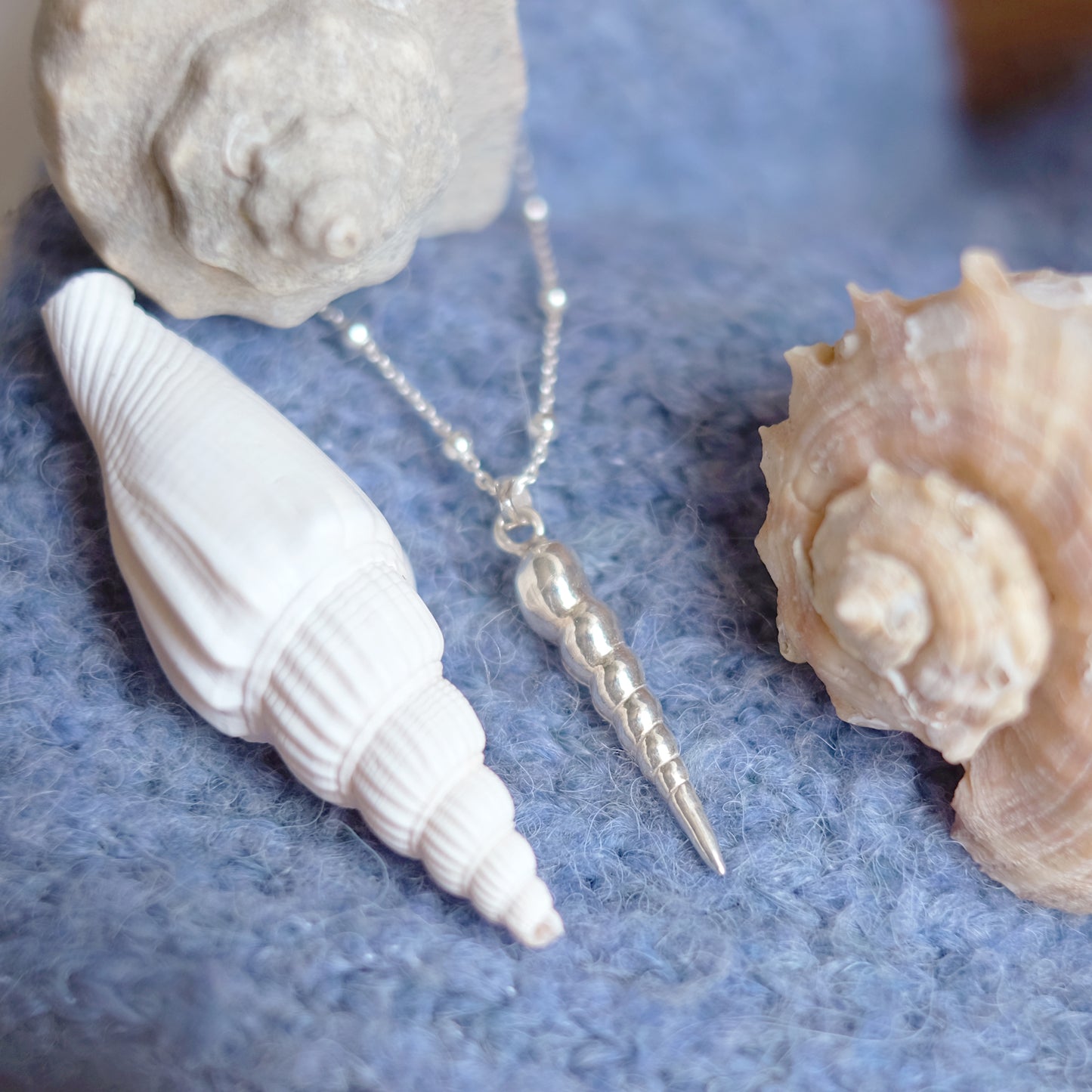 Turritelle - Collier en argent sterling