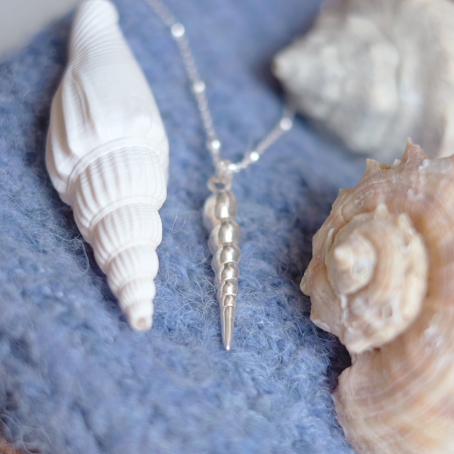 Turritelle - Collier en argent sterling