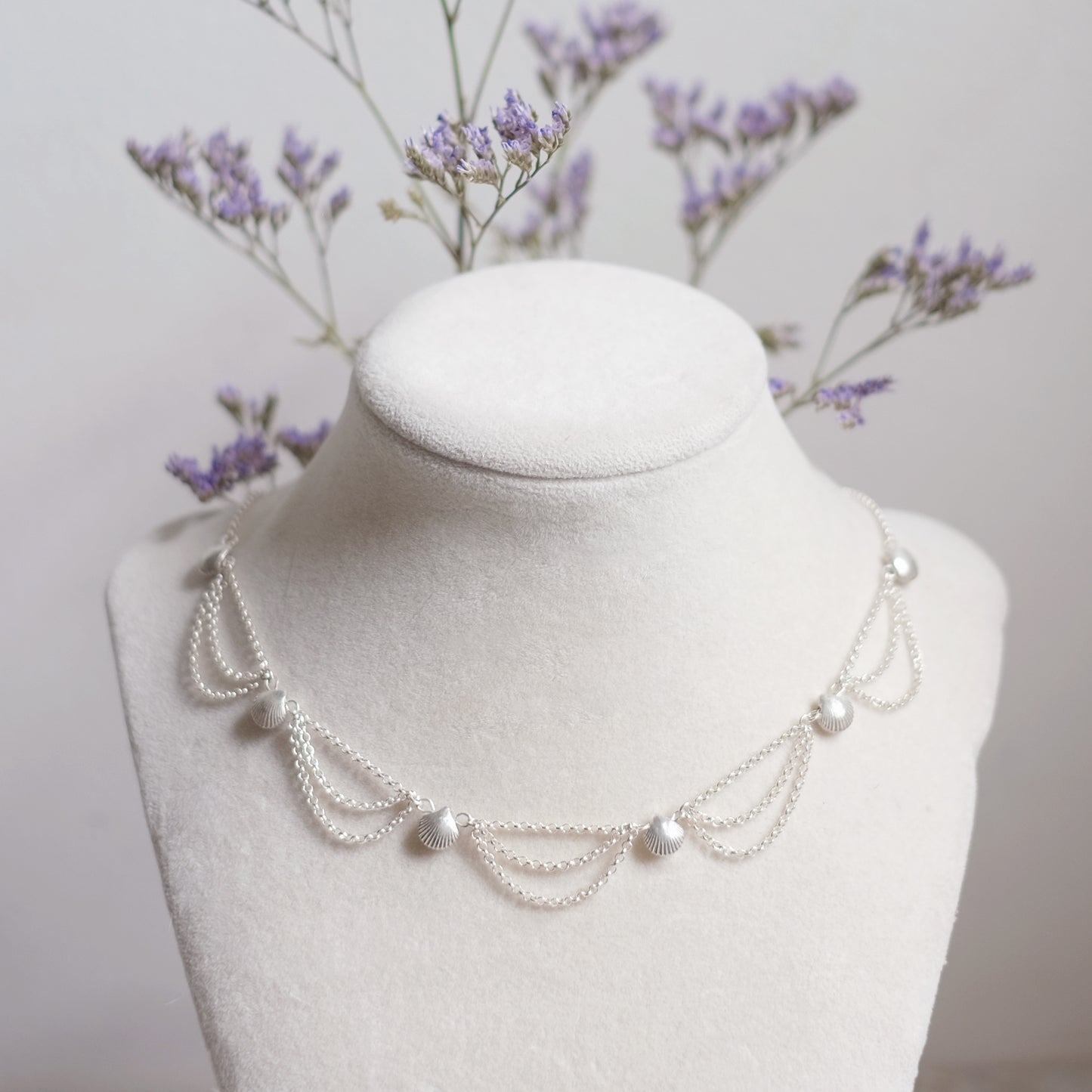 Shoreline Treasures – Sterling Silver Necklace