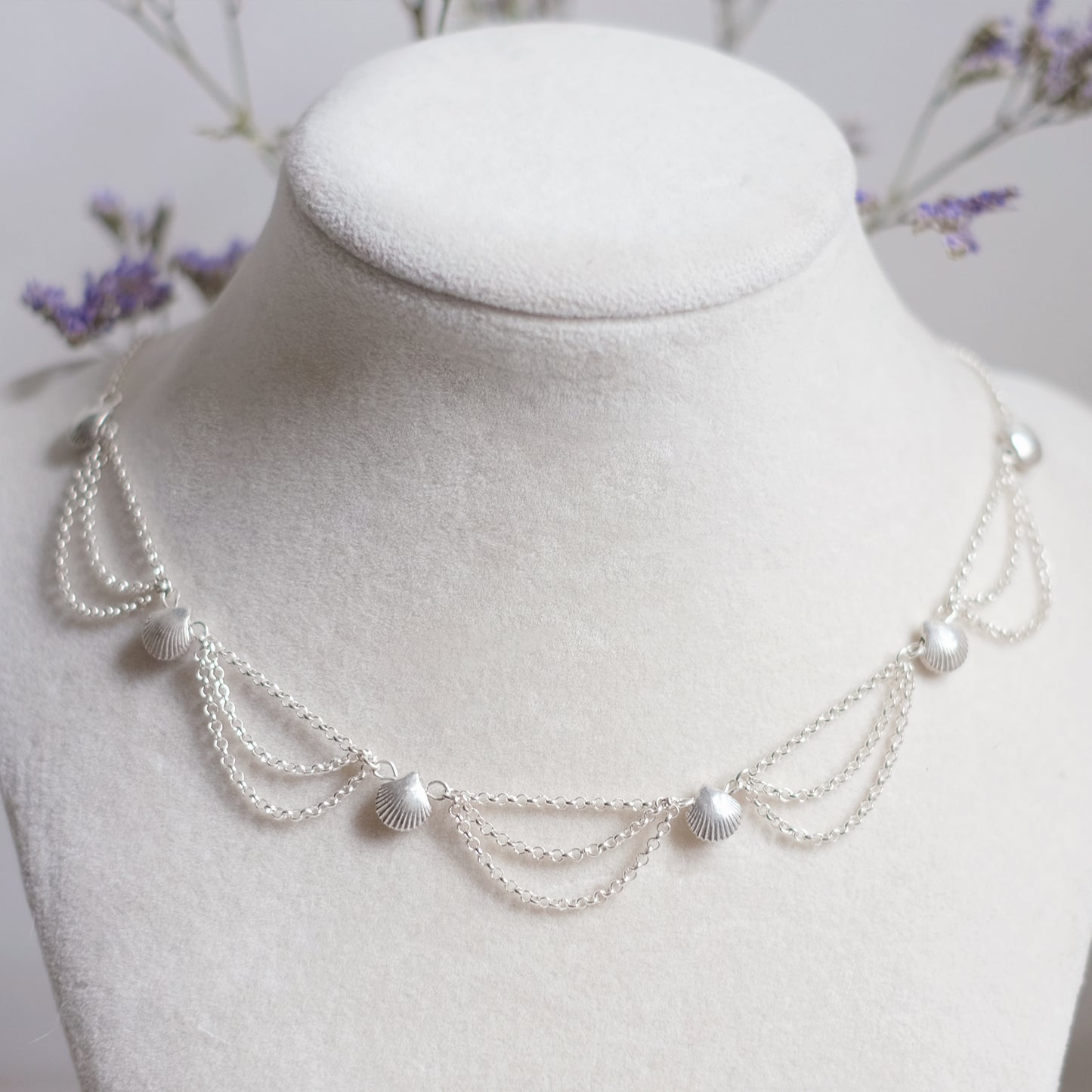 Shoreline Treasures – Sterling Silver Necklace