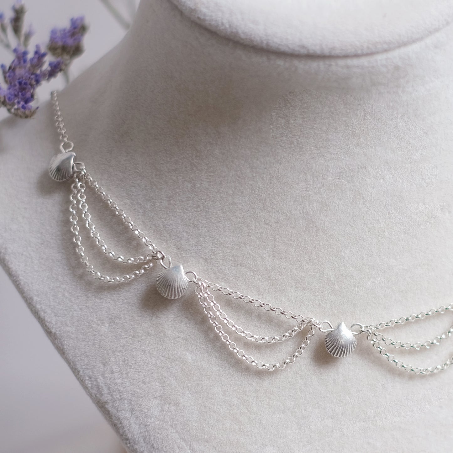 Shoreline Treasures – Sterling Silver Necklace