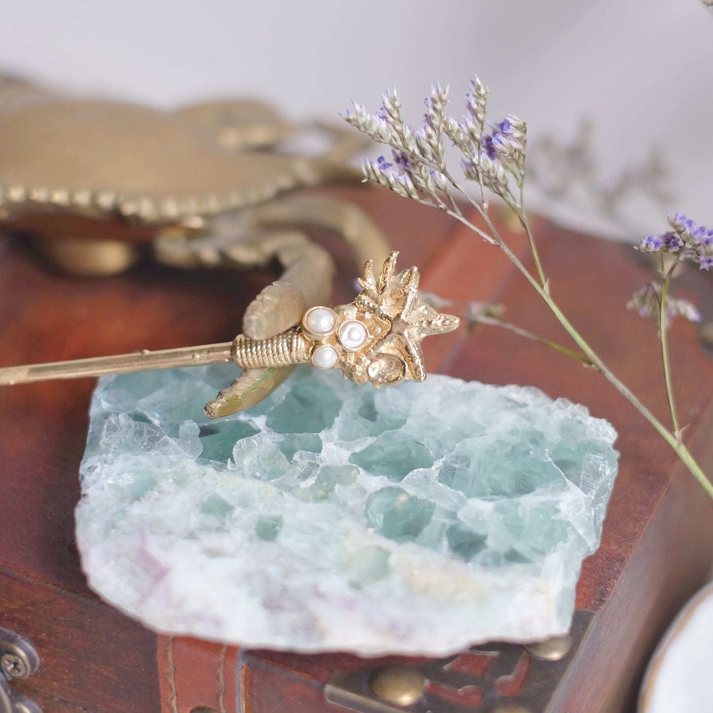 Treasures of the Tide - Bronze Hair Stick
