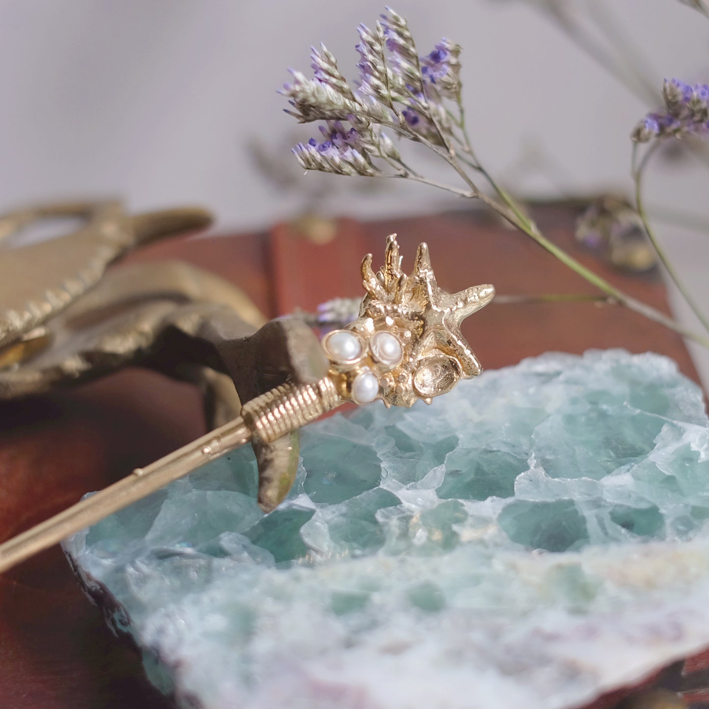 Treasures of the Tide - Bronze Hair Stick