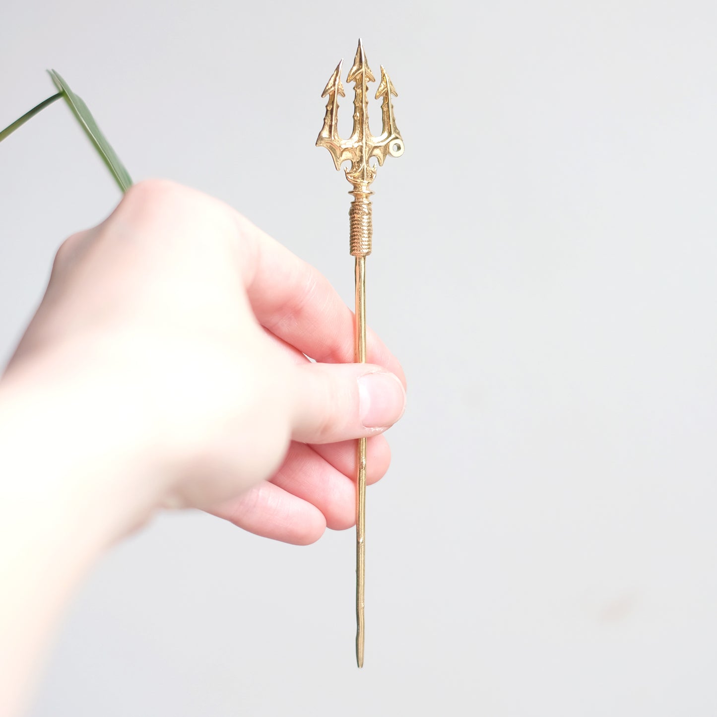 Trident - Bronze Hair Stick