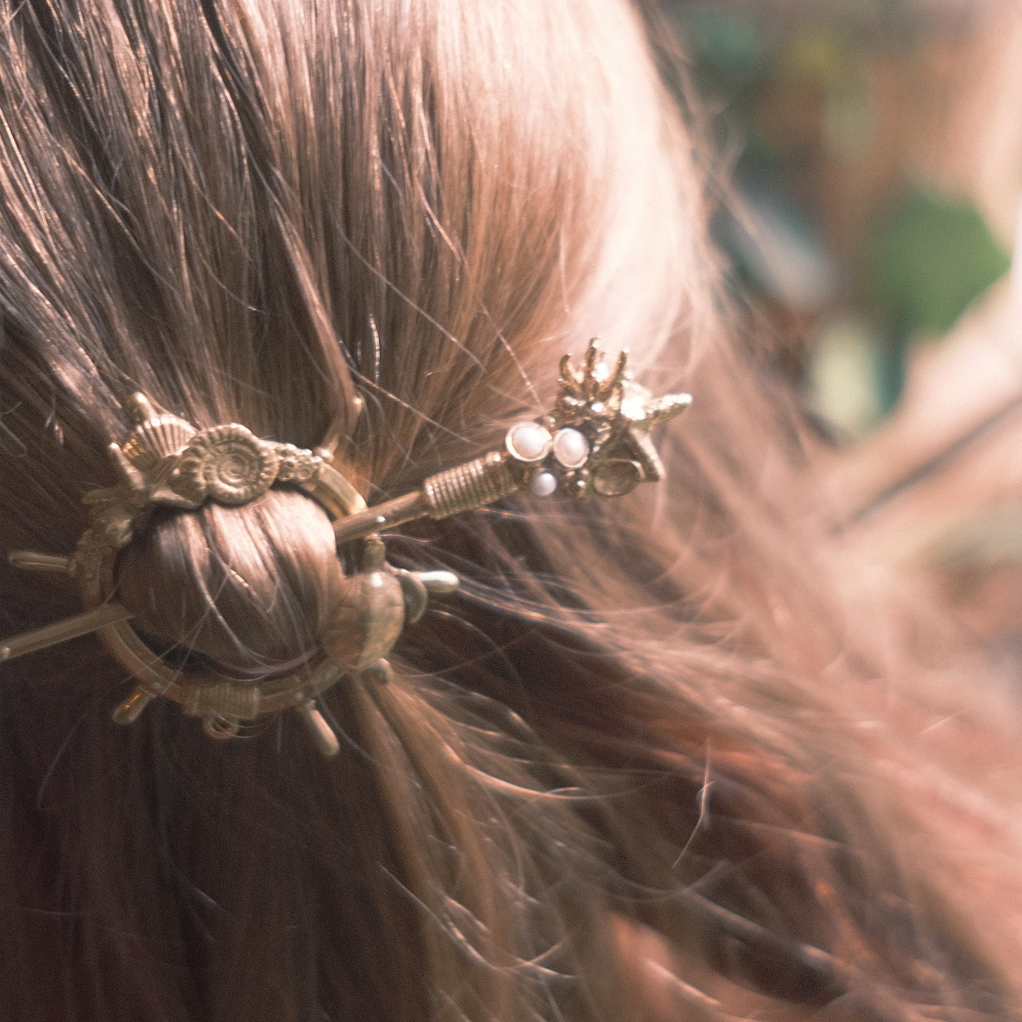 Ocean Helm - Bronze Hair ornament