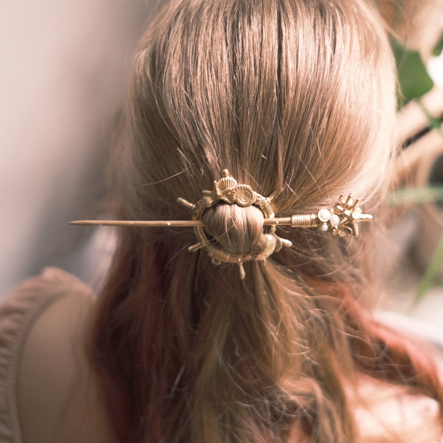 Ocean Helm - Bronze Hair ornament