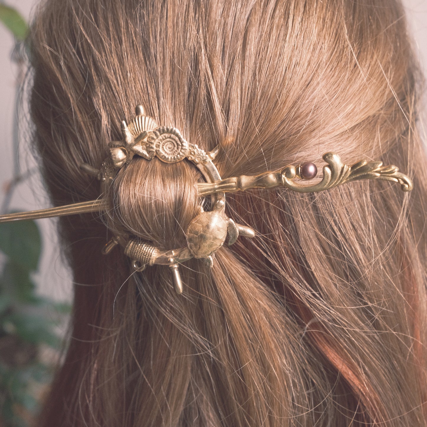 Ocean Helm - Bronze Hair ornament