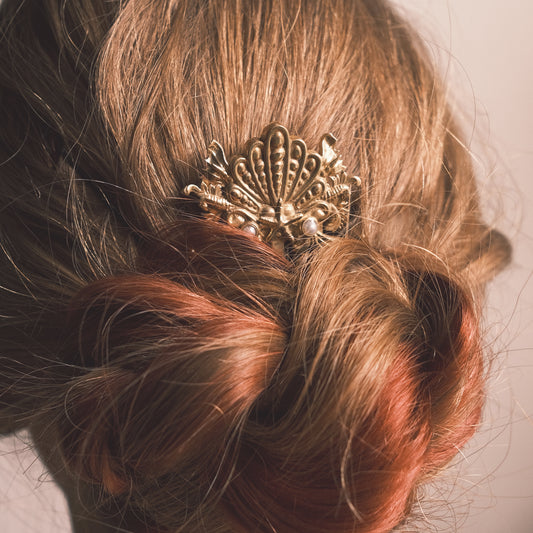 Sea Princess - Bronze Hair Comb